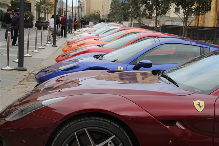 Ferrari Car Show at Beirut Souks